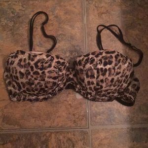 Victoria’s Secret cheetah print push up bra